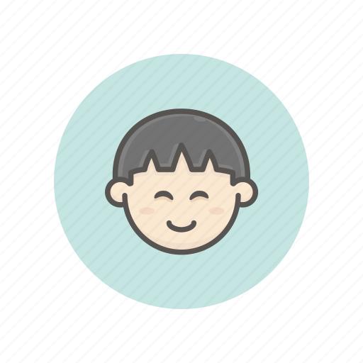 Face, avatar, male, boy, asian, young, happy icon - Download on Iconfinder