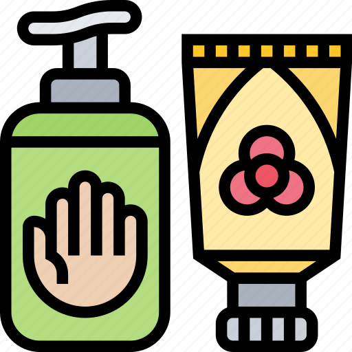 Lotion, hand, cream, skincare, treatment icon - Download on Iconfinder