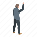 business, cartoon, guard, isometric, logo, personal, privacy