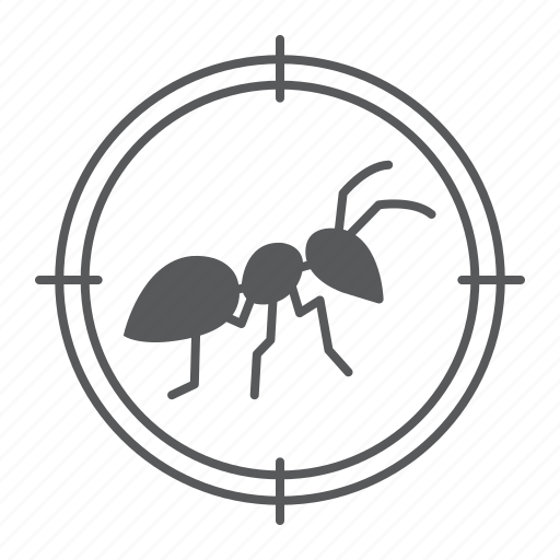 Ant, target, pest, control, kill, crosshair, insecticide icon - Download on Iconfinder