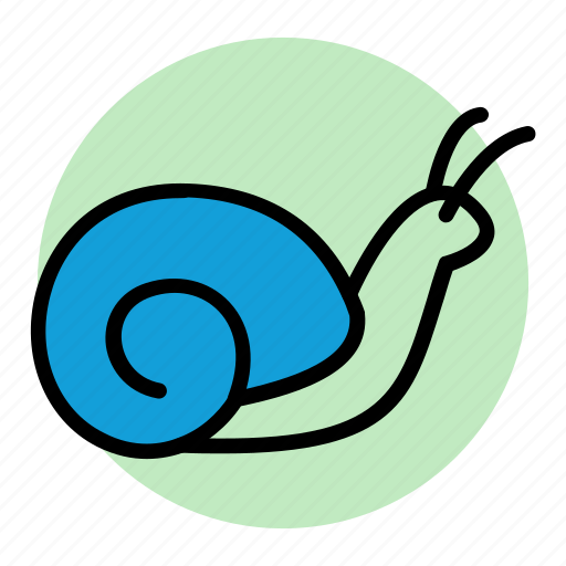 Garden snail, land animal, land snail, pest, snail icon - Download on Iconfinder