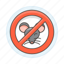 animal, block, mouse, no, pet, prohibited, rodent, sign