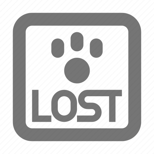 Pet, animal, paw, ad, find, lost, poster icon - Download on Iconfinder