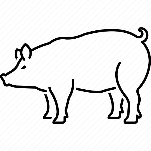 Boar, farm, hog, pig, piglet, pork, scrofa icon - Download on Iconfinder