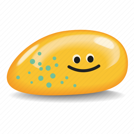 Blue spots, pet rock, rock, spotted, yellow icon - Download on Iconfinder