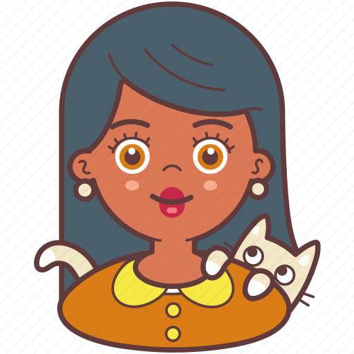 Avatar, cat, face, feline, girl, pet, woman icon - Download on Iconfinder