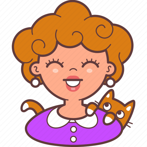 Avatar, cat, face, girl, pet, smile, woman icon - Download on Iconfinder