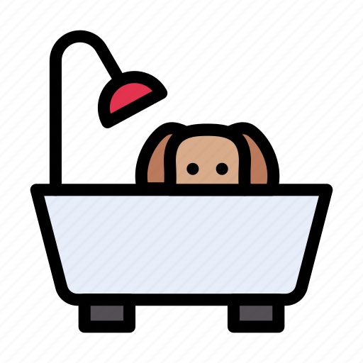 Animal, bath, dog, pet, tub icon - Download on Iconfinder