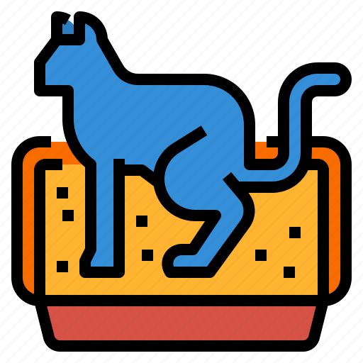 Animal, cat, pet, petshop, sandbox icon - Download on Iconfinder