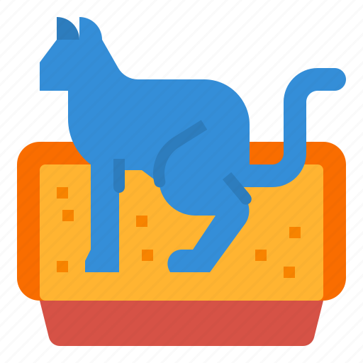 Animal, cat, pet, petshop, sandbox icon - Download on Iconfinder