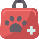 medical, aid, kit, bag, pet