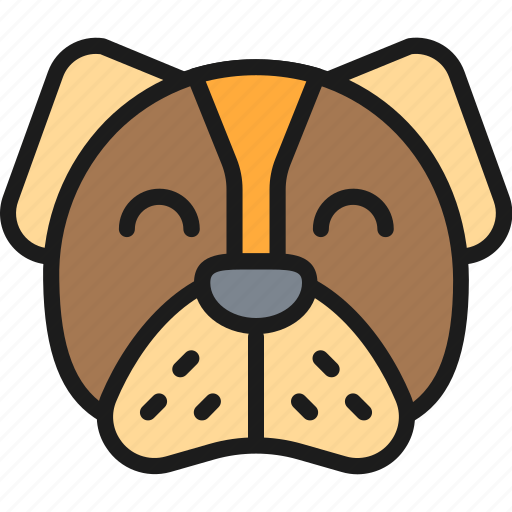 Animal, art, dog, face, head, mammal, mascot icon - Download on Iconfinder