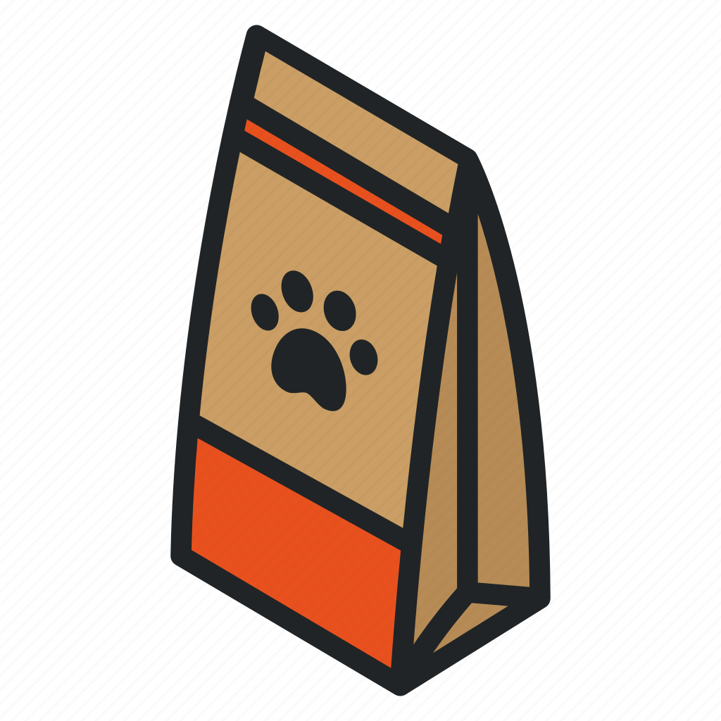 Bag, cat, dog, feed, food, paw, pet icon - Download on Iconfinder