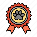 dog, pedigree, contest, medal, pet, award, winner