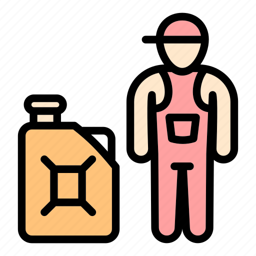 Business, car, hand, man, petrol, station, worker icon - Download on Iconfinder