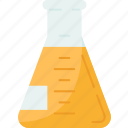 solvents, liquid, dissolves, chemical, flask