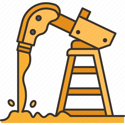 Oil, crude, petroleum, drilling, industrial icon - Download on Iconfinder