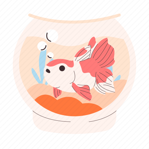 Golden, fish illustration - Download on Iconfinder