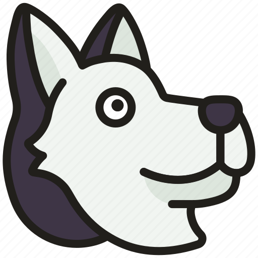 Dog, pet, husky, puppy icon - Download on Iconfinder