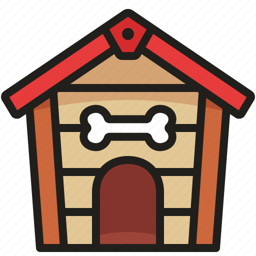 Dog, house, home, pet, kennel icon - Download on Iconfinder