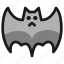 bat, fly 