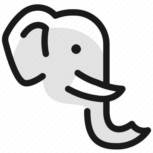 Elephant, head icon - Download on Iconfinder on Iconfinder