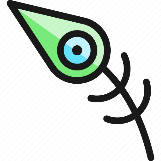 Peacock, feather icon - Download on Iconfinder on Iconfinder