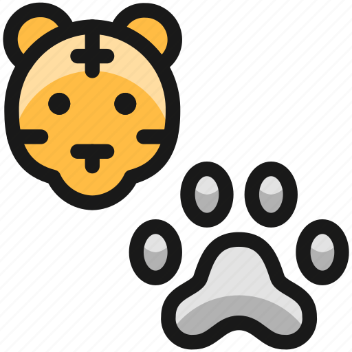 Tiger, footprint icon - Download on Iconfinder on Iconfinder