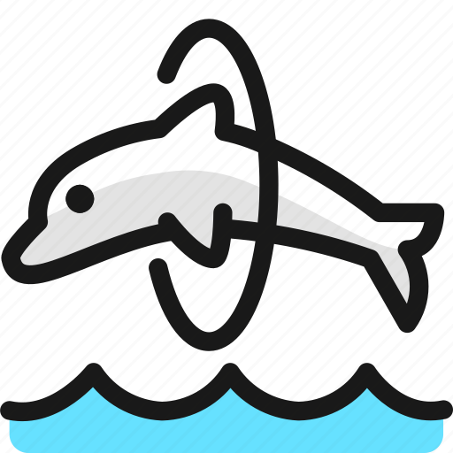 Marine, mammal, dolphin, jump icon - Download on Iconfinder
