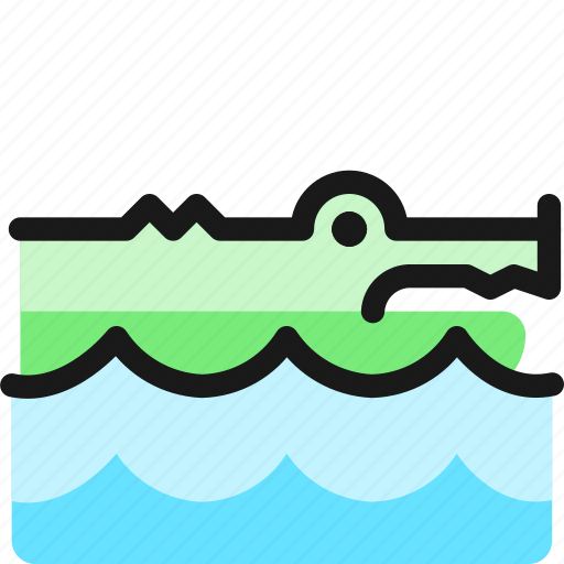Reptile, crocodile, water icon - Download on Iconfinder