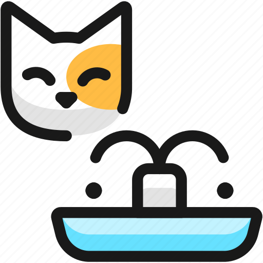 Cat, water icon - Download on Iconfinder on Iconfinder