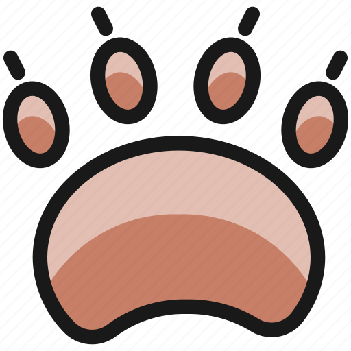 Paw, animal, print icon - Download on Iconfinder