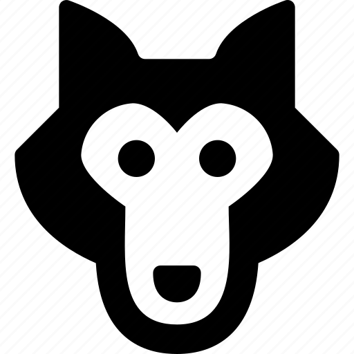 Canine, mammal, wild, pets, animals, wolf, face icon - Download on Iconfinder