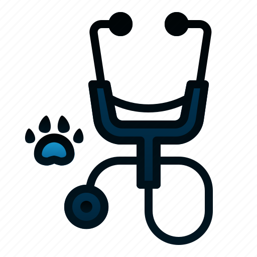 Animal, healthcare, medical, pet, stethoscope, veterinary icon - Download on Iconfinder