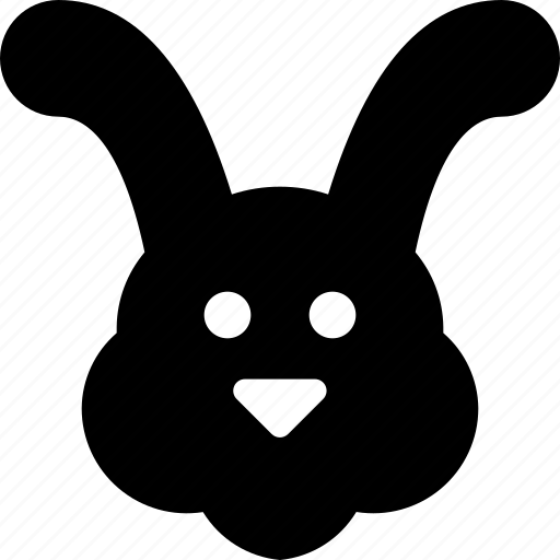 Rabbit, ears, bunny, hare, pets, animals, face icon - Download on Iconfinder