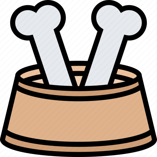 Bowl, food, feed, meal, pet icon - Download on Iconfinder