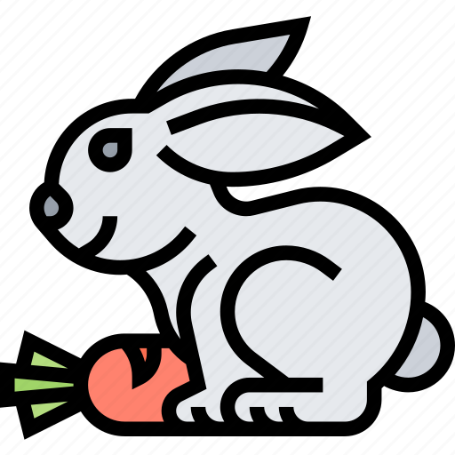 Bunny, rabbit, pet, fluffy, animal icon - Download on Iconfinder