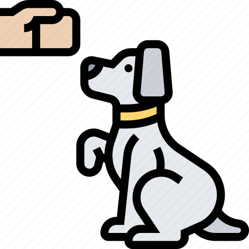 Dog, training, interact, command, pet icon - Download on Iconfinder