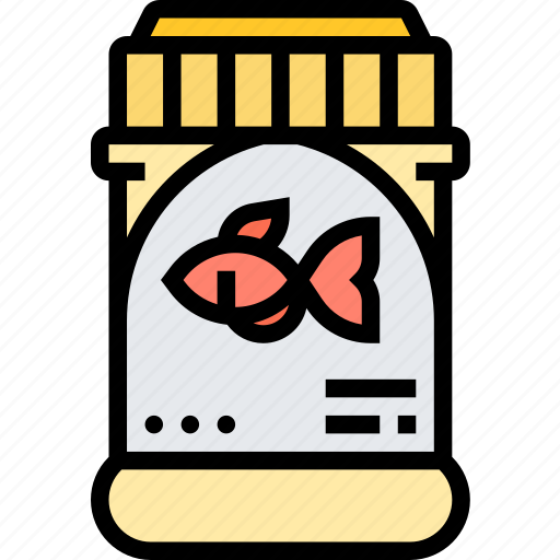 Fish, food, feed, aquarium, pet icon - Download on Iconfinder