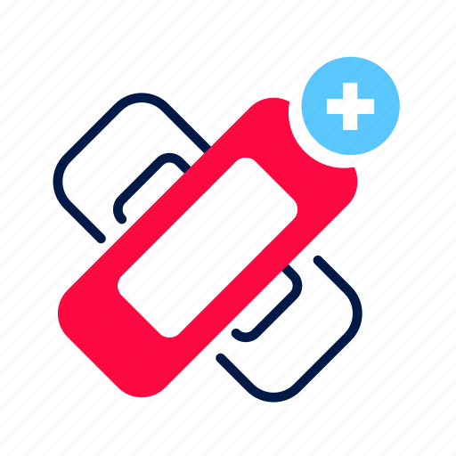 Adhesive bandage, elastic, healthcare, medical, pharmacy, plaster icon - Download on Iconfinder