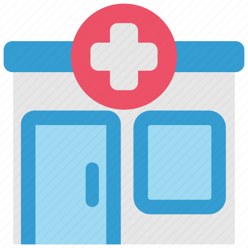 Building, clinic, emergency, healthcare, hospital, medical, pharmacy icon - Download on Iconfinder