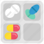 drugstore, health, healthcare, pharmacy, pill box, pills, tablets 