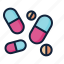 capsules, drug, medication, medicine, pill 