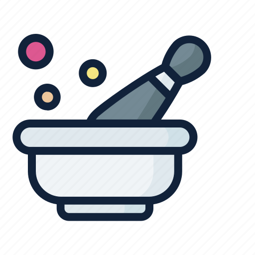 Medicine, mortar, pestle, pharmacy, science icon - Download on Iconfinder