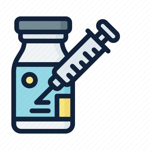 Syringe, vial, injection, vaccine, vaccination icon - Download on Iconfinder