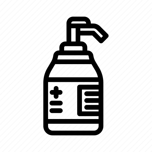 Bottle, disinfectant, hand, medical, sanitize icon - Download on Iconfinder