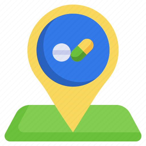 Location, healthcare, medical, medication, drugs icon - Download on Iconfinder
