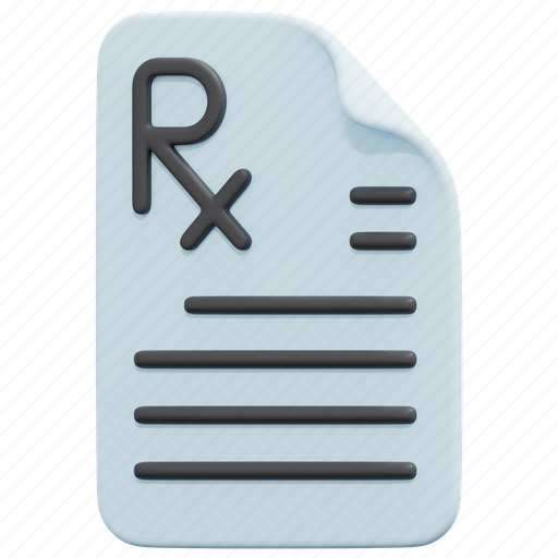 Prescription, pharmacy, hospital, healthcare, medical, pill, capsules 3D illustration - Download on Iconfinder