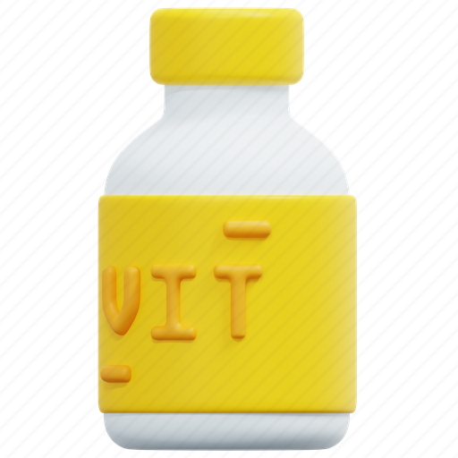 Vitamin, medicine, pharmacy, supplement, pill, health, healthy 3D illustration - Download on Iconfinder