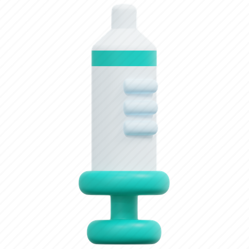 Syringe, healthcare, medical, drug, injection, pharmacy, medicine 3D illustration - Download on Iconfinder